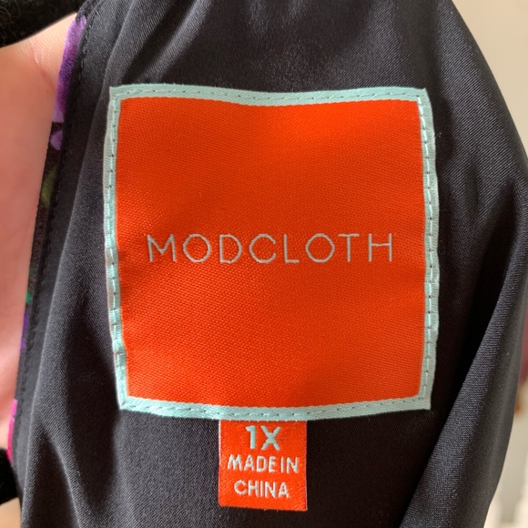 Floral Modcloth Formal Dress - Picture 2 of 2